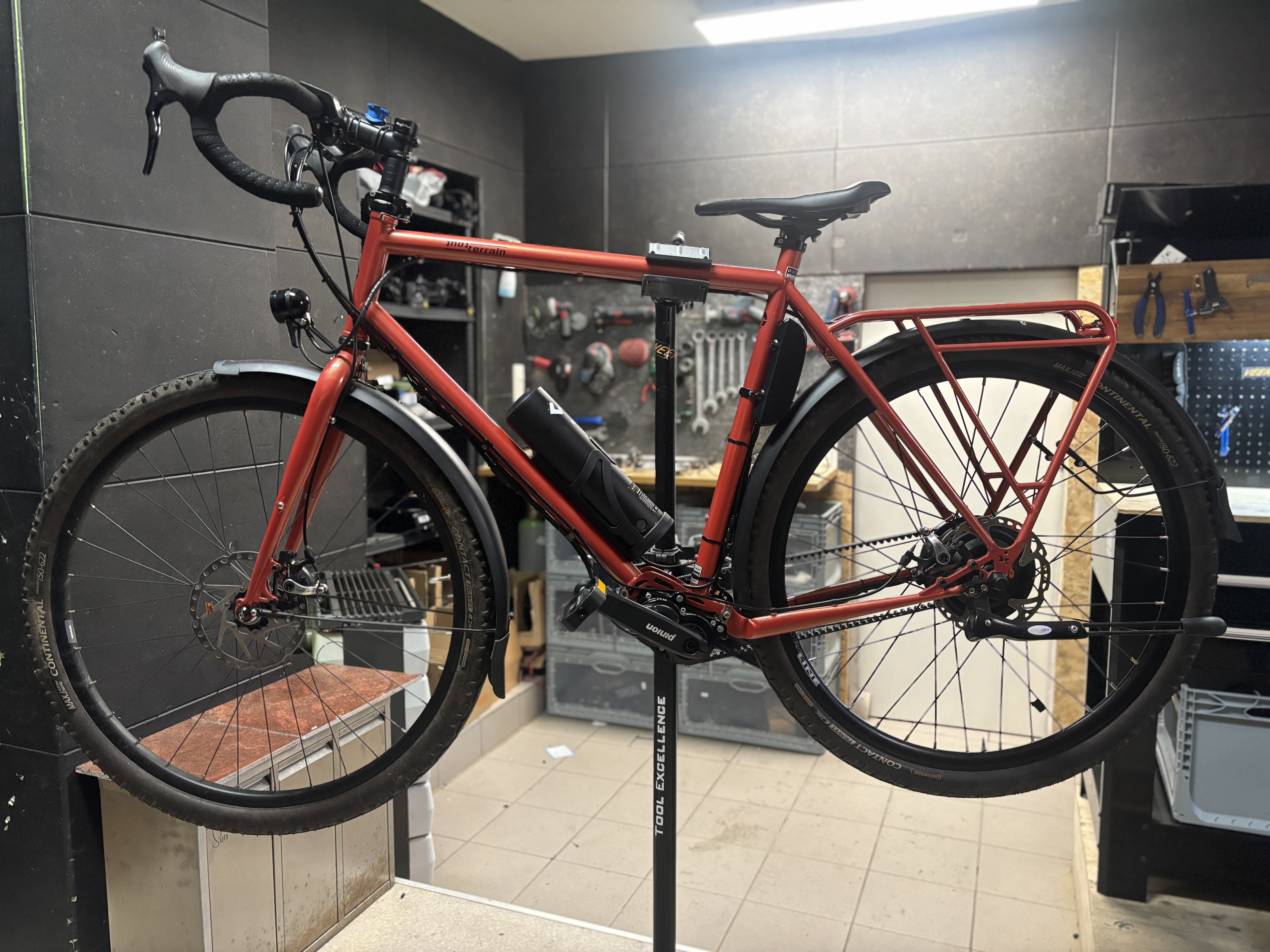 E-Bike Umbau Commuter Pendler für den Arbeitsweg